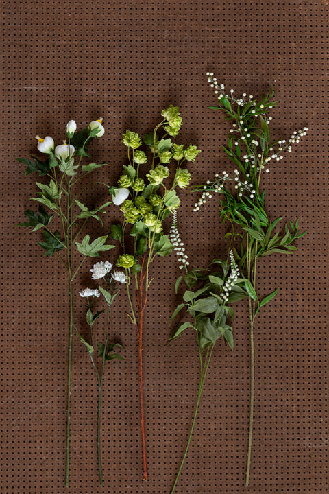 Blomst - Blomsterlönn H80cm Hvit