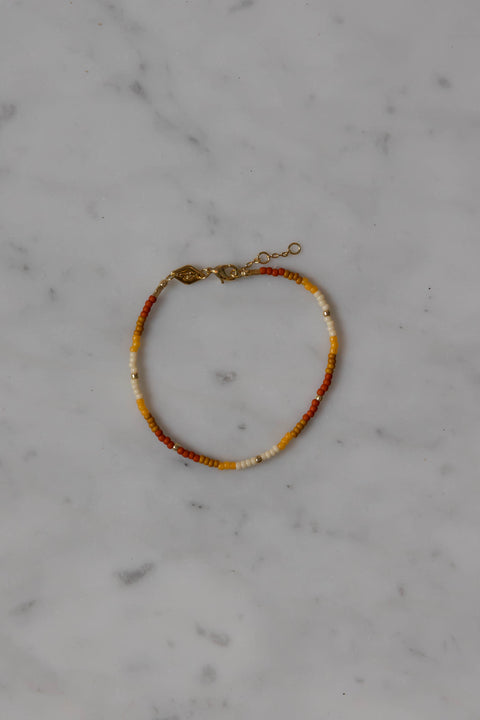 Armbånd - Tie-dye Golden Amber