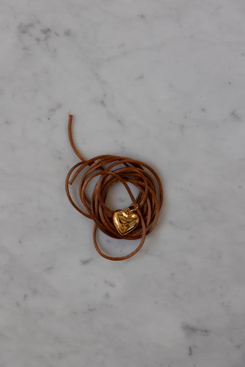 Halskjede - Heart On A String Gold