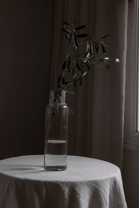 Vase - Glass H34cm Klar