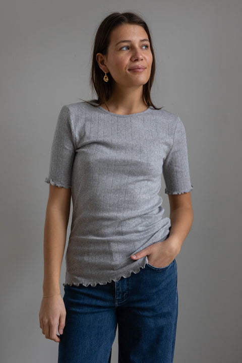 T-skjorte - Edie Grey Melange