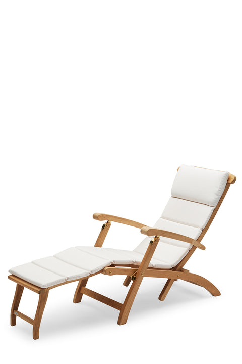 Madrass - Barriere Steamer Deck Chair White