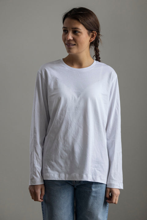 Genser - Long Sleeve Two Pack White & Undyed