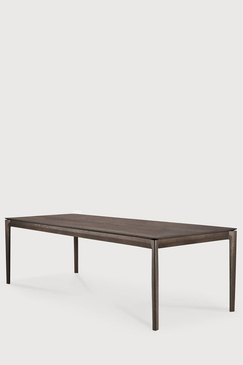 Spisebord - Bok 220x95xh76cm Brown Varnished Oak