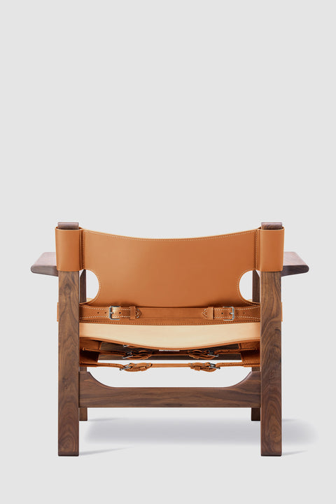 Loungestol - Spanish Chair 2226 Oljet Valnøtt/Cognac Lær
