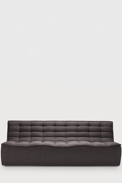 Sofa - N701 3-seter Mørk grå