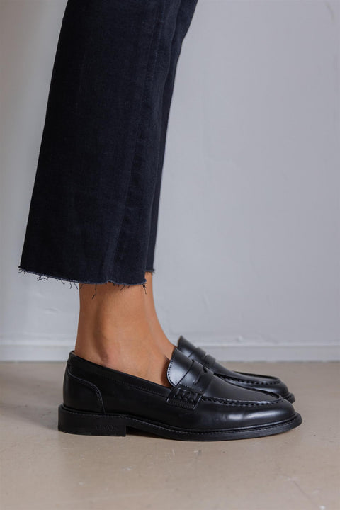 Loafers - Townee Penny Black