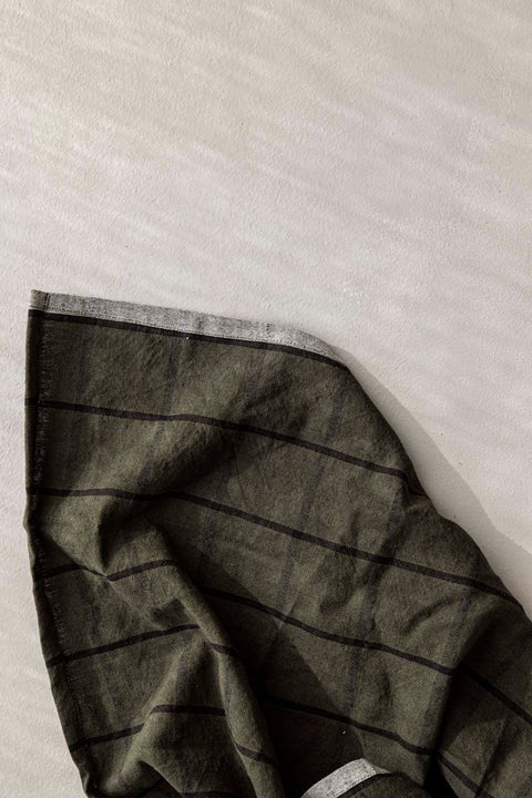 Kjøkkenhåndkle - Hale Tea Towel Green/Black