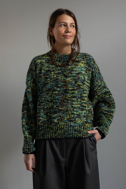 Genser - Space Dyed Hand Loomed Sweater