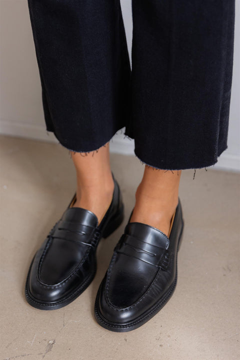 Loafers - Townee Penny Black