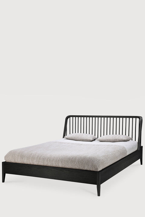 Seng - Spindle Bed 180x200cm Oak Black