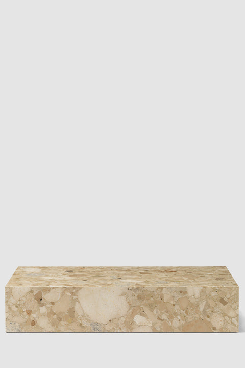 Sofabord - Plinth Grand 76x137xH27,5cm Kunis Breccia