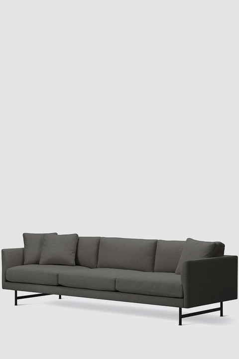Sofa - Calmo 3-seter Model 5623 Sunniva 173 Sort Metall