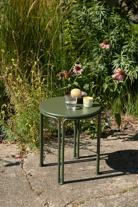 Sidebord - Thorvald Side Table, dia40 SC102 Bronze Green