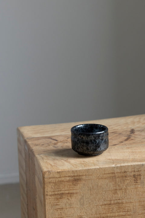 Telysholder - Japansk Keramikk Dia 6,4 H 4,5cm Black