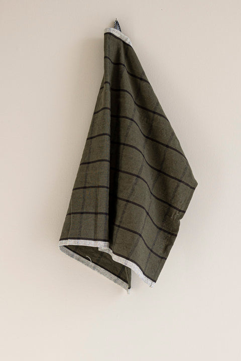 Kjøkkenhåndkle - Hale Tea Towel Green/Black