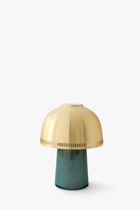 Bordlampe - SH8 Raku Portable Blue Green/Brass