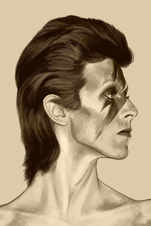 Plakat - Bowie 50x70cm Nummerert