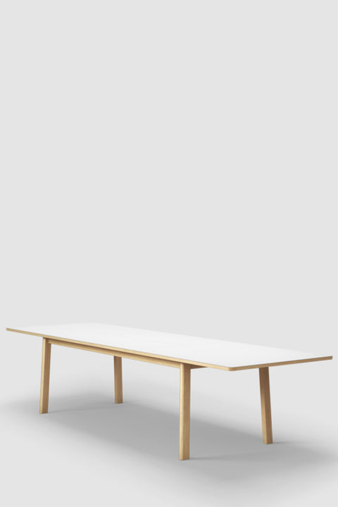 Spisebord - Ana 6490 Såpet Eik/Hvit Laminat