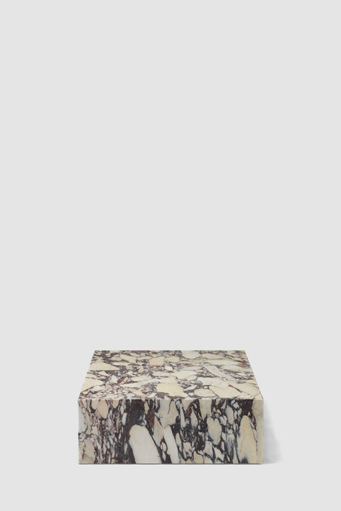 Sofabord - Plinth Grand 76x137xH27,5cm Calacatta Viola