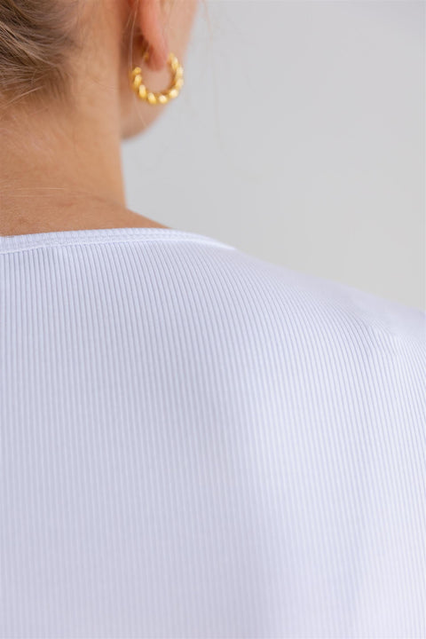 T-skjorte - Elbow SLV Optic White