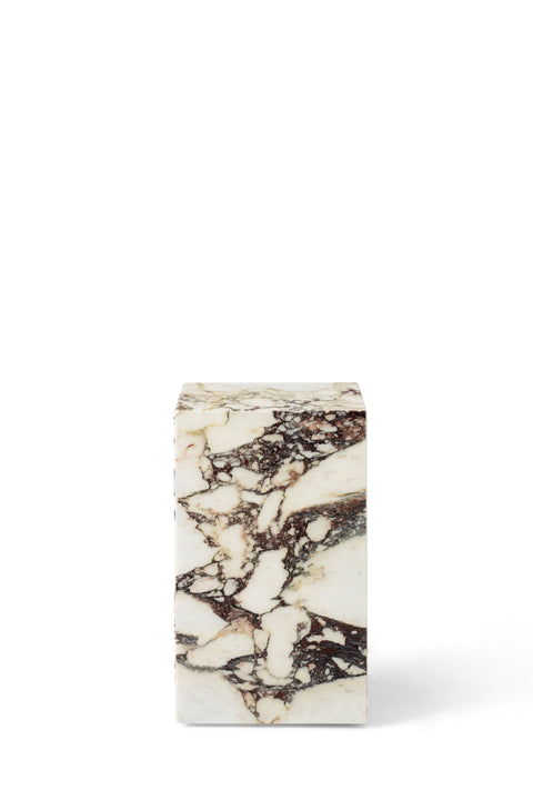 Sidebord - Plinth Tall 30x30xh51 Rose Marble