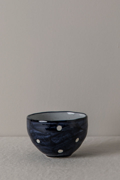 Skål - Japansk Keramikk Blue Dots