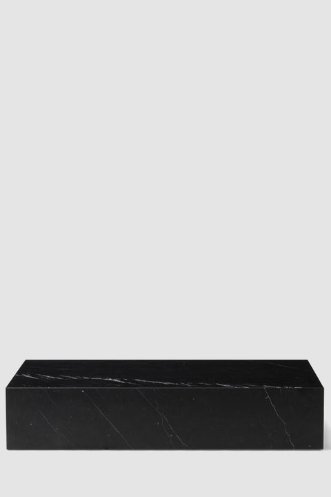 Sofabord - Plinth Grand 76x137xH27,5cm Nero Marquina