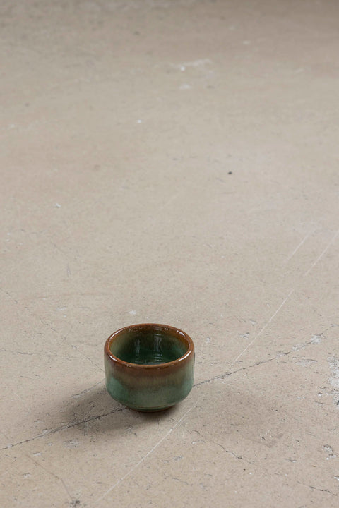 Telysholder - Japansk Keramikk Dia 6,5 H 4,5cm Moss