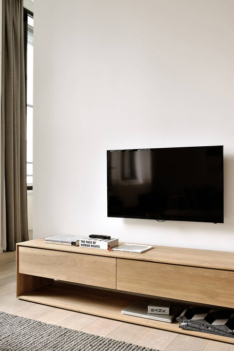 TV-benk - Oak Nordic 180x46xh45cm
