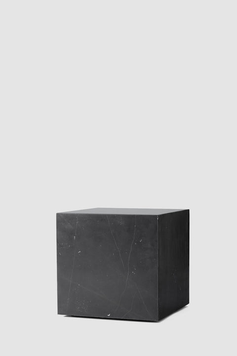 Sofabord - Plinth Cubic 40x40xh39cm Black Marble