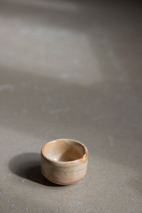 Telysholder - Japansk Keramikk Dia 6,5 H 4,5cm Apricot