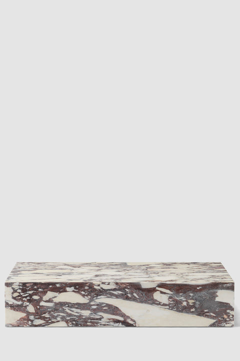 Sofabord - Plinth Grand 76x137xH27,5cm Calacatta Viola