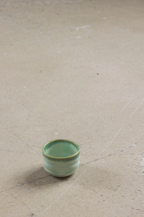 Telysholder - Japansk Keramikk Dia 6,4 H 4,5cm Seagreen