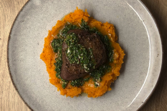 Lotta´s Steak with Sweat Potatoes