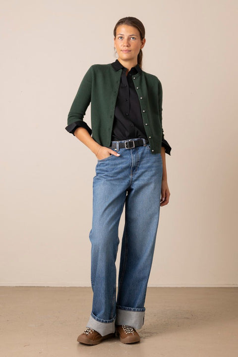 Bluse - Slim Fitted Blouse Black