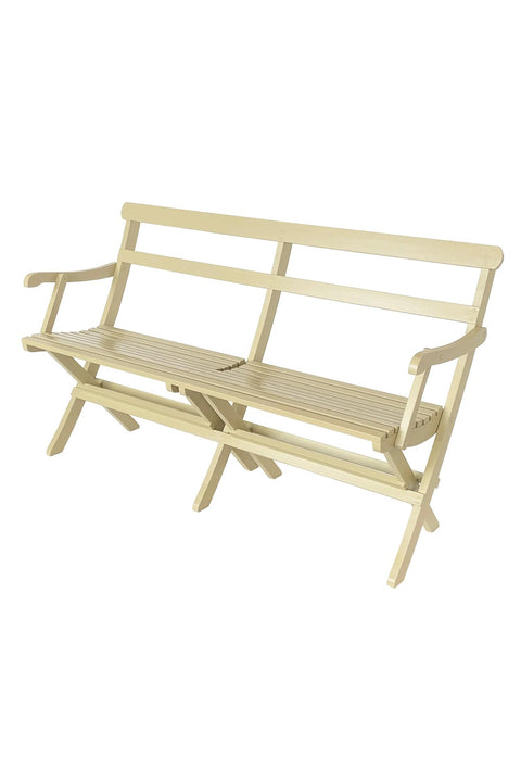 Benk - Solbacka Arm Bench Traditional Yellow