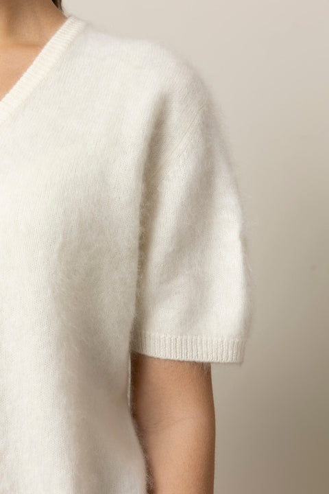 Topp - Lovisa T-Shirt Cream Brushed