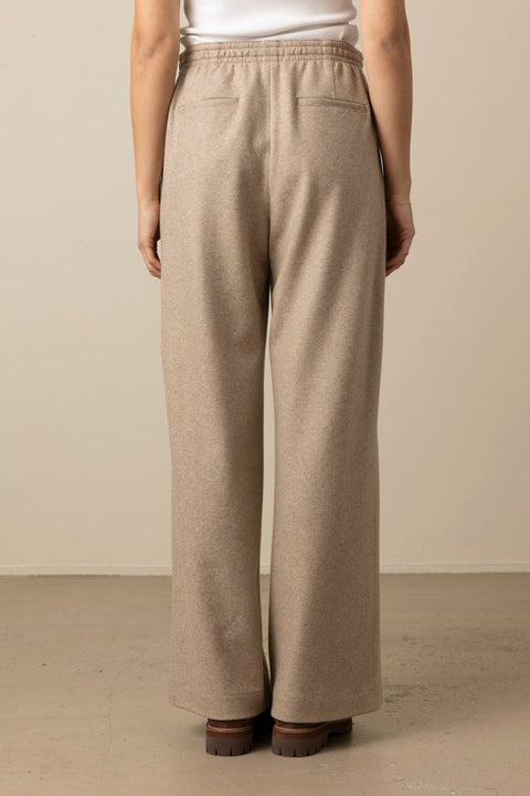 Bukse - Mid Rise Tailored Knit Wide Leg