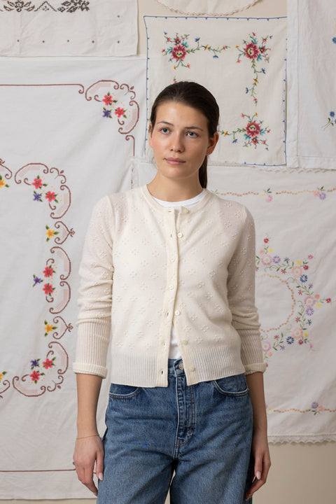 Cardigan - Compass Jane Cream