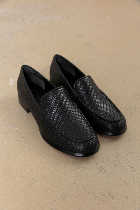 Sko - Naomi Woven Loafers Black