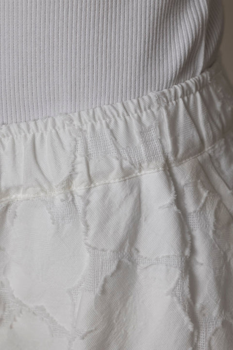 Skjørt - Skirt Laceflower White