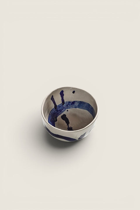 Skål - Sophia Cereal Bowl Beige/Blue