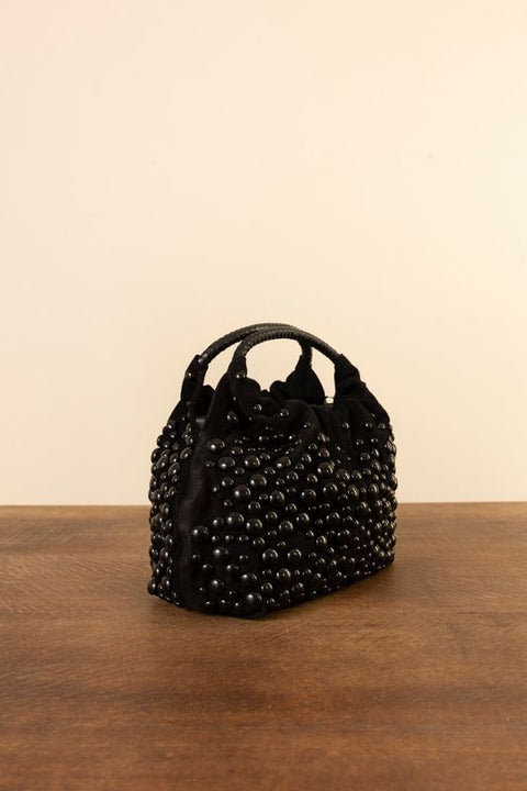 Veske - Gordi M Split Suede Noir/Noir