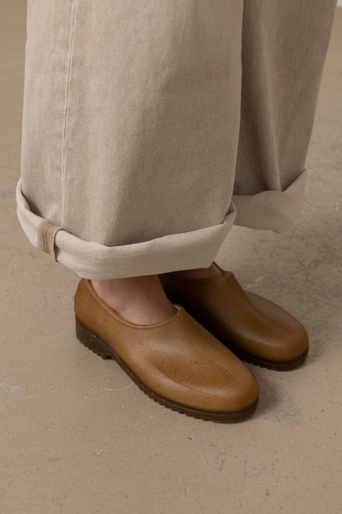 Sko - Gardana Clogs Chanvre/Ecru