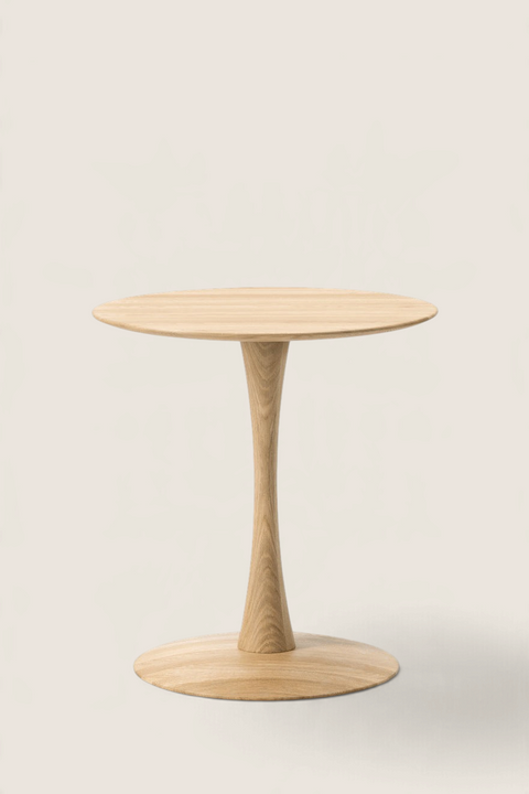 Spisebord - Trisse 5106 Dia68cm Såpet Eik