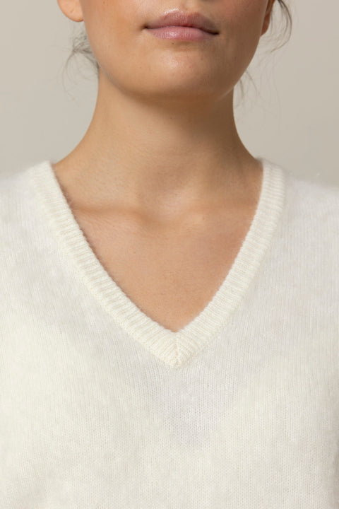 Topp - Lovisa T-Shirt Cream Brushed