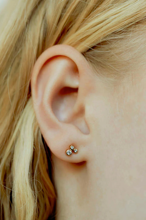 Øredobber - Odette Studs Gold