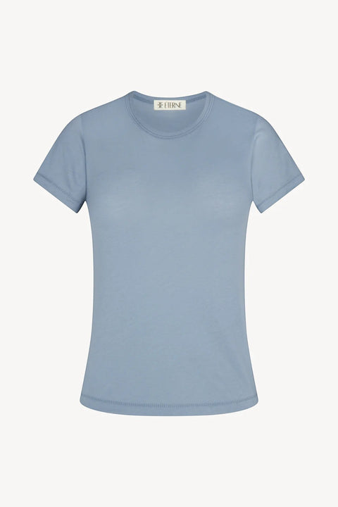 T-skjorte - Fitted Crewneck Short Sleeve Slate