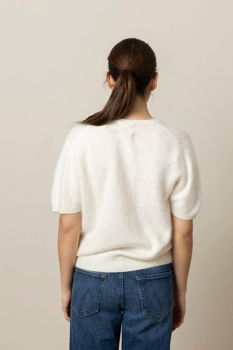 Topp - Lovisa T-Shirt Cream Brushed